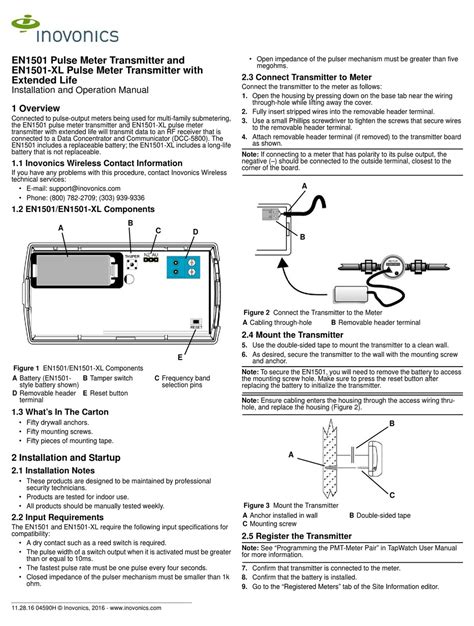 inovonics transmitter pdf manual